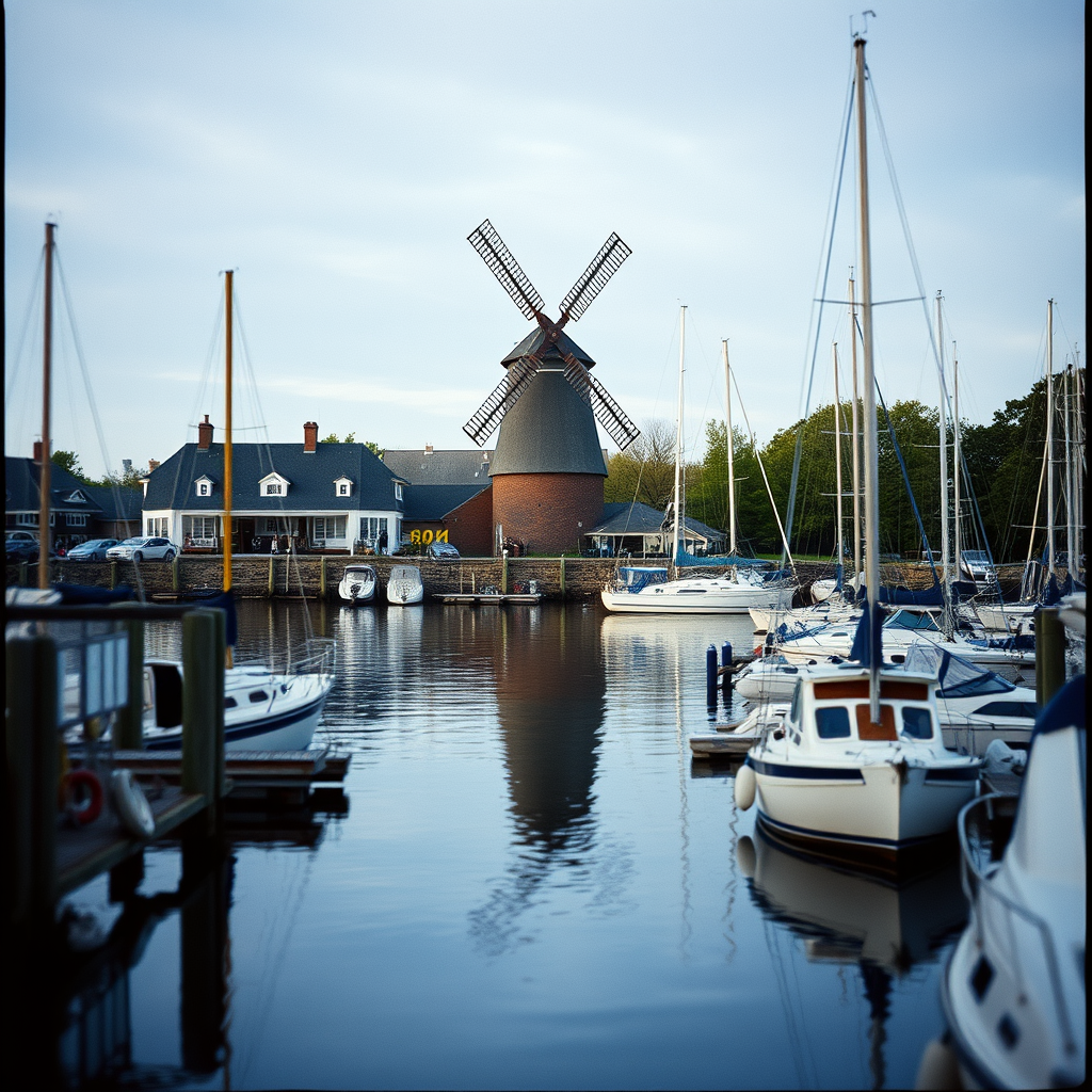 Tide Mill Yacht Basin in Rye, New York